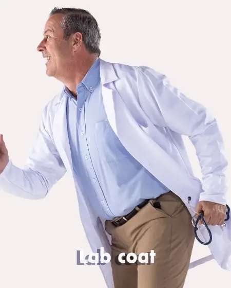 Embroidered Lab Coats
