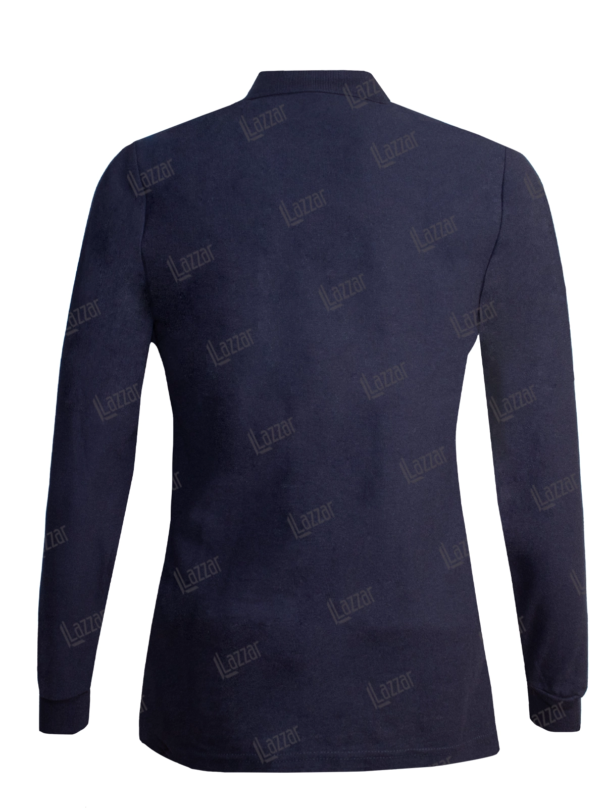 Playera Tipo Polo Manga Larga Dama