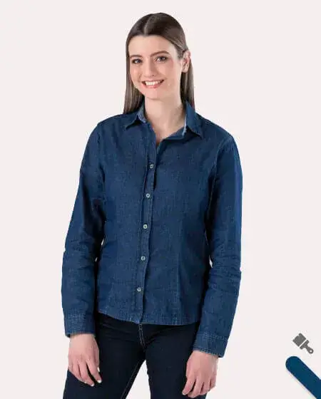 Blusas de Mezclilla para Mujer
