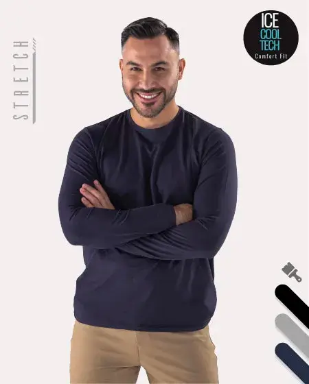 Camiseta Manga Larga Ultra Fresca para Hombre