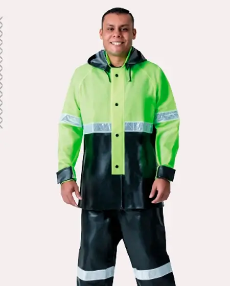 Impermeable Reflejante Motociclista