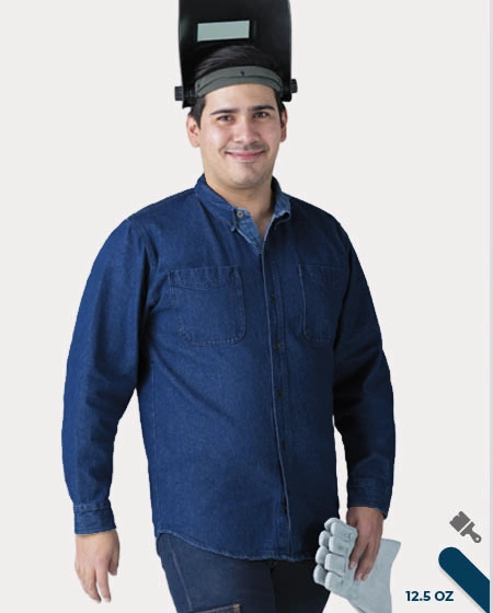 Heavy Duty Denim Welding Shirt (12.5 oz)