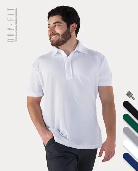 Breathable Micro Pique Polo Shirts