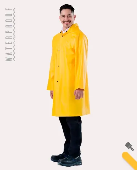 Impermeable gabardina